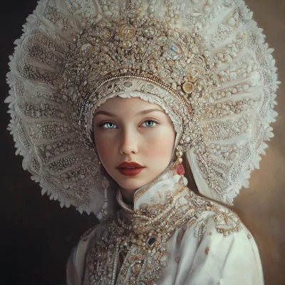 Girl in Kokoshnik