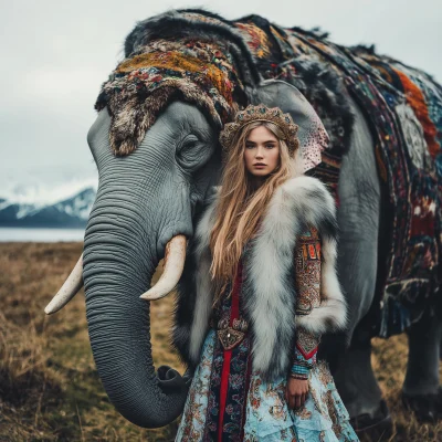 Viking Fashion Model