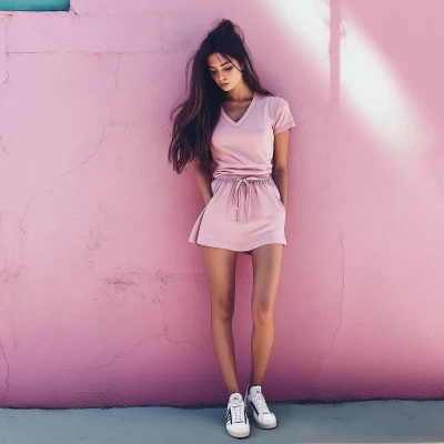 Beautiful Girl in Pink