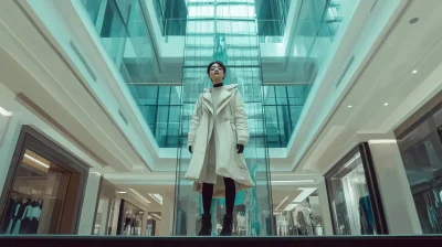 Futuristic Fashion in the Mall