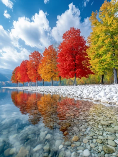 Colorful Autumn Reflection