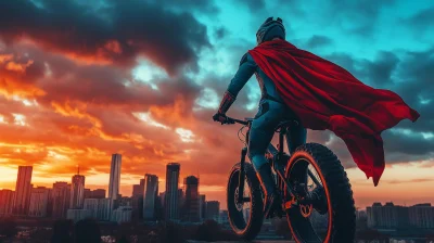 Superhero Bike Rider