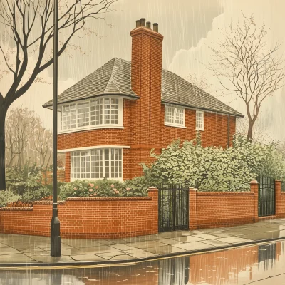 1930s British Brick House Advertisement