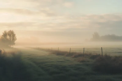 Autumn Misty Morning