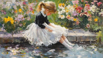 A Girl in the Garden