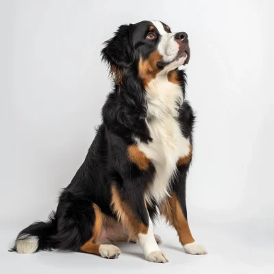 Bernese Mountain Dog Portrait