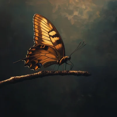 Butterfly on a Branch