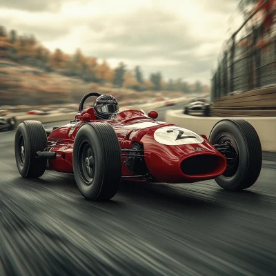 Retro F1 Racing Photo