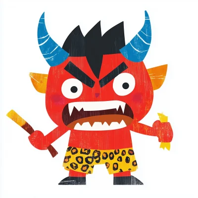 Angry Red Demon