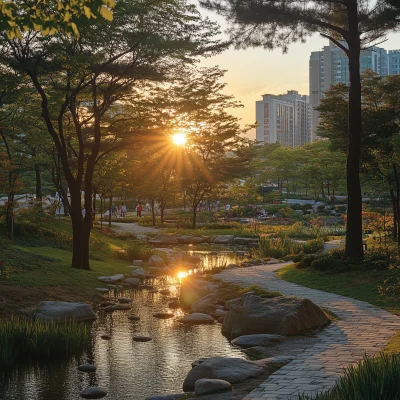 Summer Evening in the Park