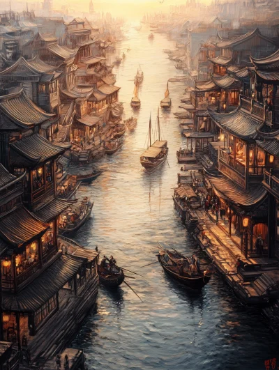 Ancient Evening in China