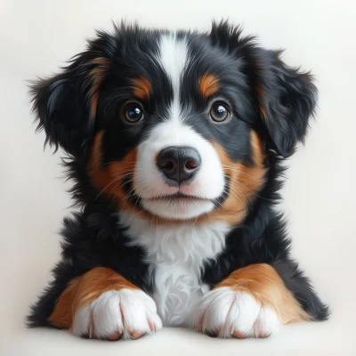 Cute Puppy Portrait