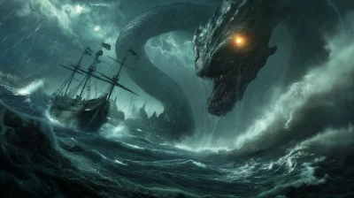 Lurking Sea Serpent