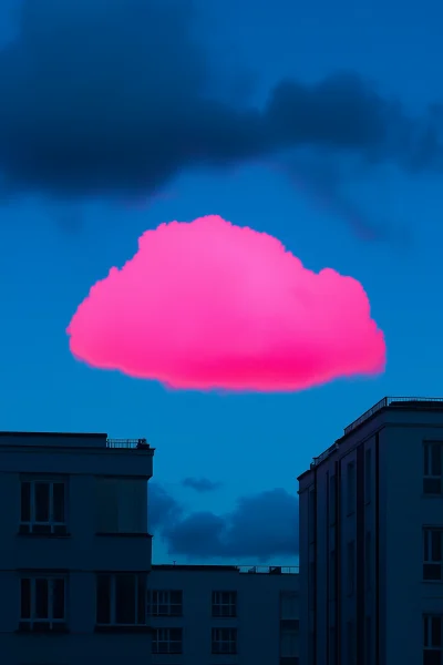 Pink Cloud in the Sky