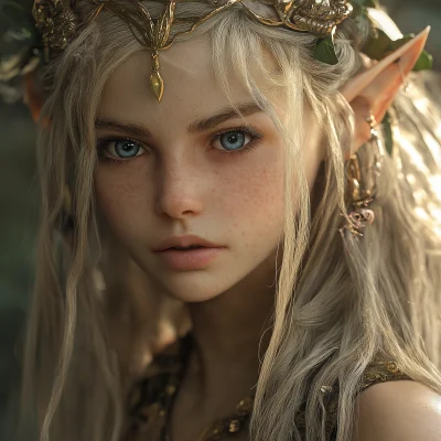 Elf Witch in 4K Detail