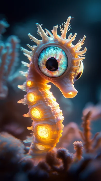 Colorful Seahorse