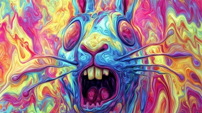 Melting Psychedelic Rabbit