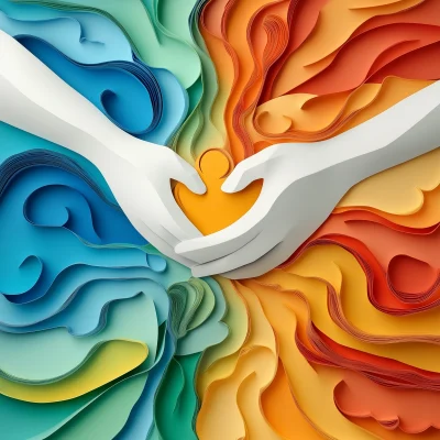 Colorful Paper Art