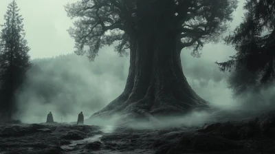 Ancient Trees in Harz Mountains