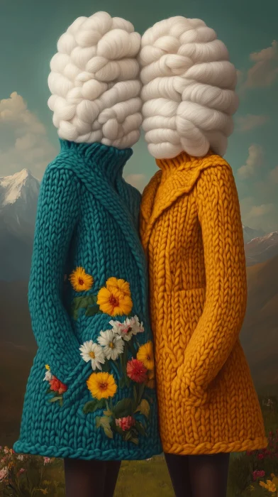 Weird Knitted People