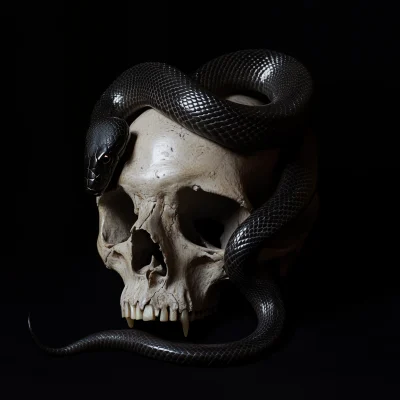 Creepy Coiled Serpent