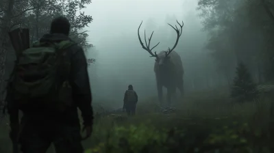 Hunting in Foggy Forest