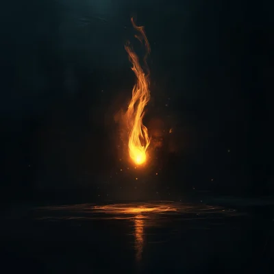 Floating Magical Flame