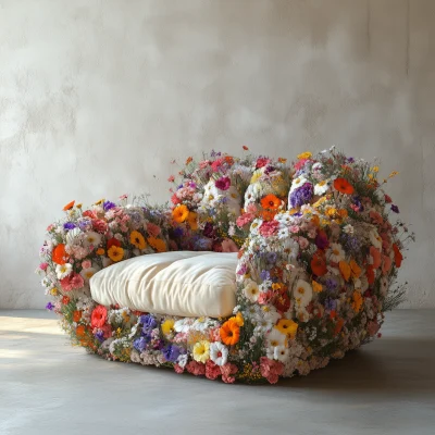 Floral Chair Design