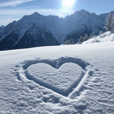 Heart in the Snow