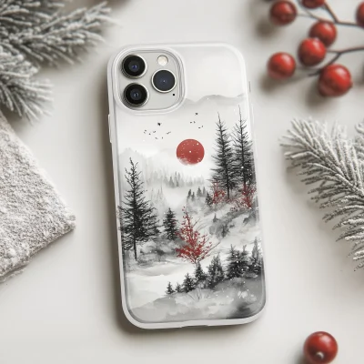 Boho Christmas Phone Case Design