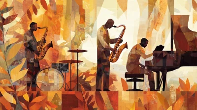 Jazz Musicians in Autumn