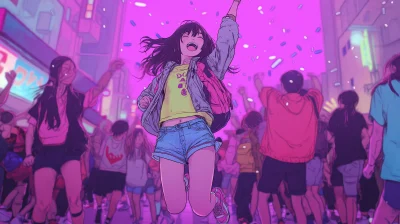 Neon Dance Party