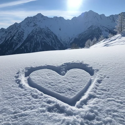 Heart in the Snow