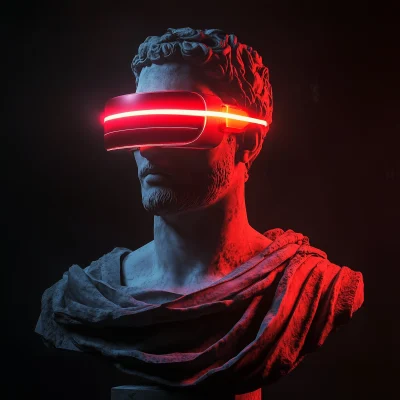 Digital Greek Statue