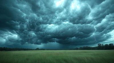 Ominous Stormy Sky