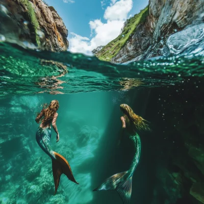 Mermaids in Enchanted Cove