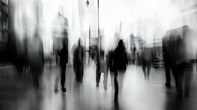 Ghostly Street Scene