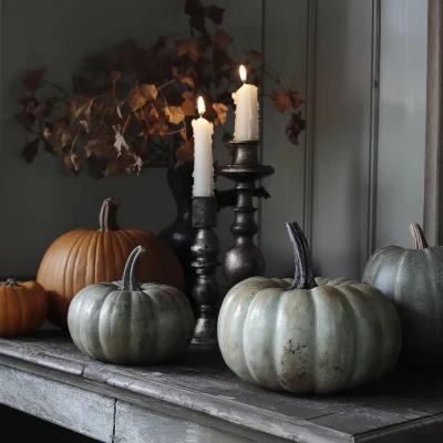 Rustic Halloween Scene