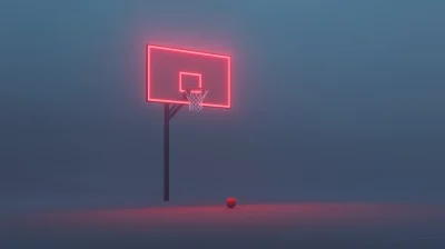 Futuristic Basketball Court