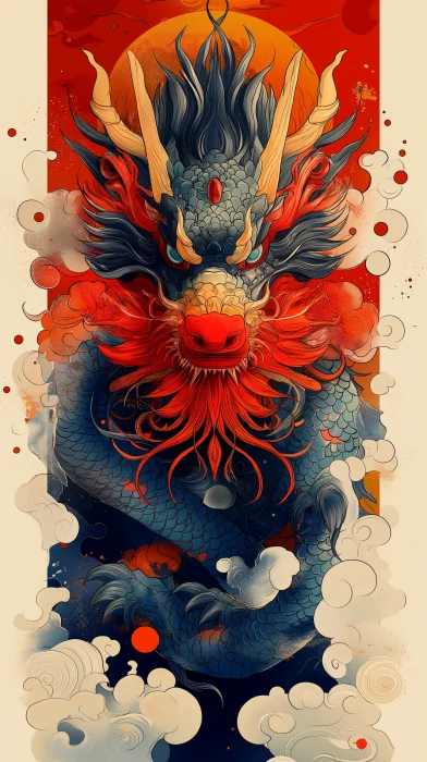 Chinese Dragon Illustration