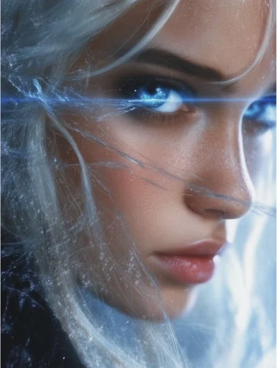 Ice Queen’s Fierce Gaze