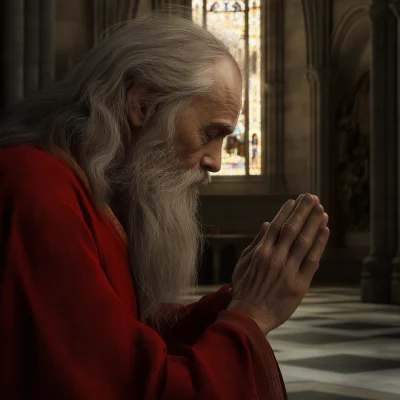 Praying in London Cathedral