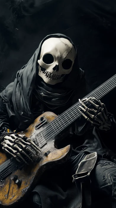 Skeleton Guitarist