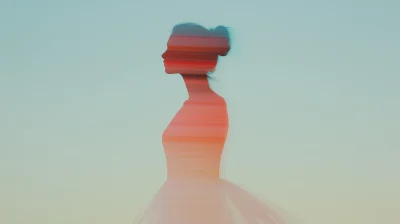 Dancing Ballerina Silhouette