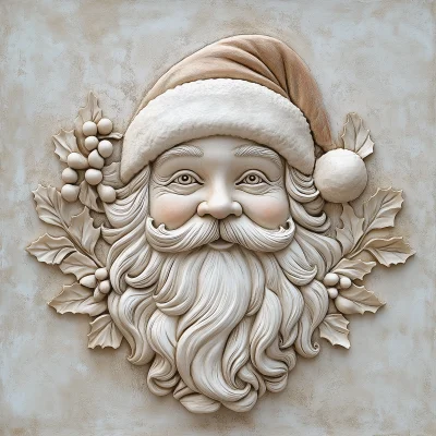 Vintage Style Santa