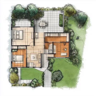 3 Bedroom House Blueprints