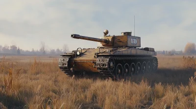 Tiger I Tank in Grass Field