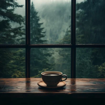 Cozy Rainy Day Coffee