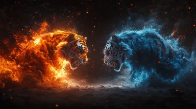 Tiger and Dragon Clash