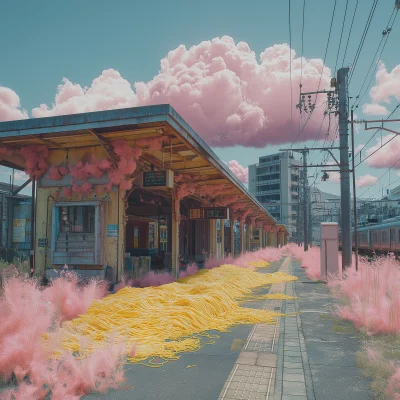 Abandoned Japanese Train Station